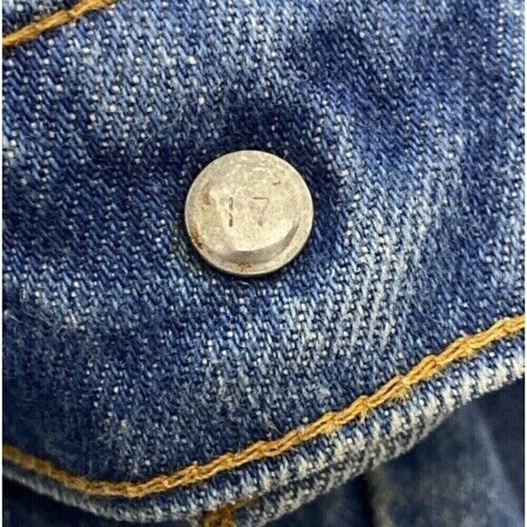 1970s Rare LEVIS Vintage Orange Tab Flap Pocket Bell bottom Circa 1970s 34 X 36 - Picture 12 of 14